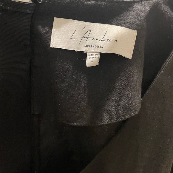 L’academie Ottilie Dress black size small - Picture 5 of 5